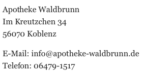 Brunnen-Apotheke in 65620 Waldbrunn